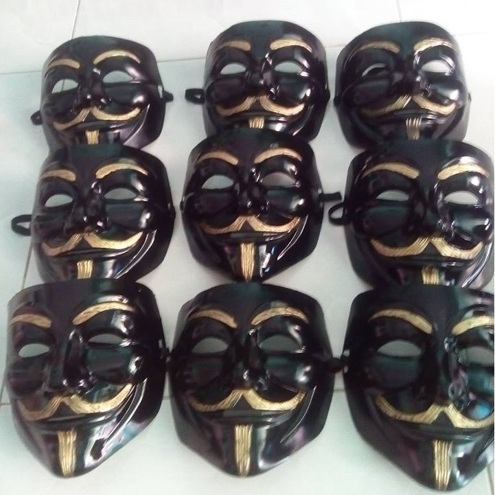 Mặt Nạ Hacker ĐEN BÓNG 2021
