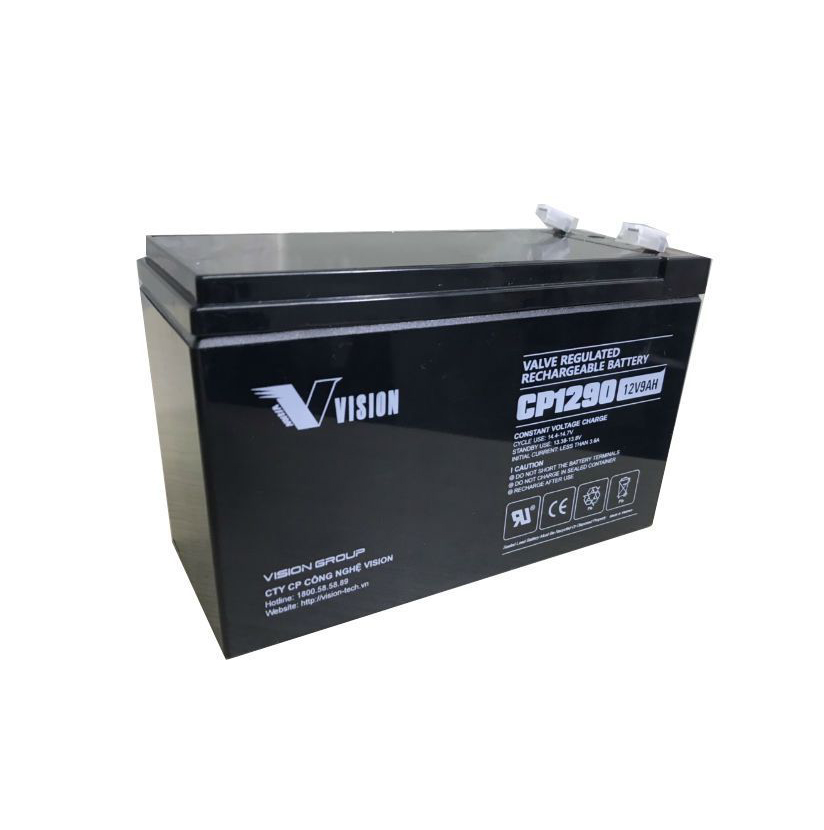 Ắc quy Vision 12V-9Ah CP1290 - CP1290