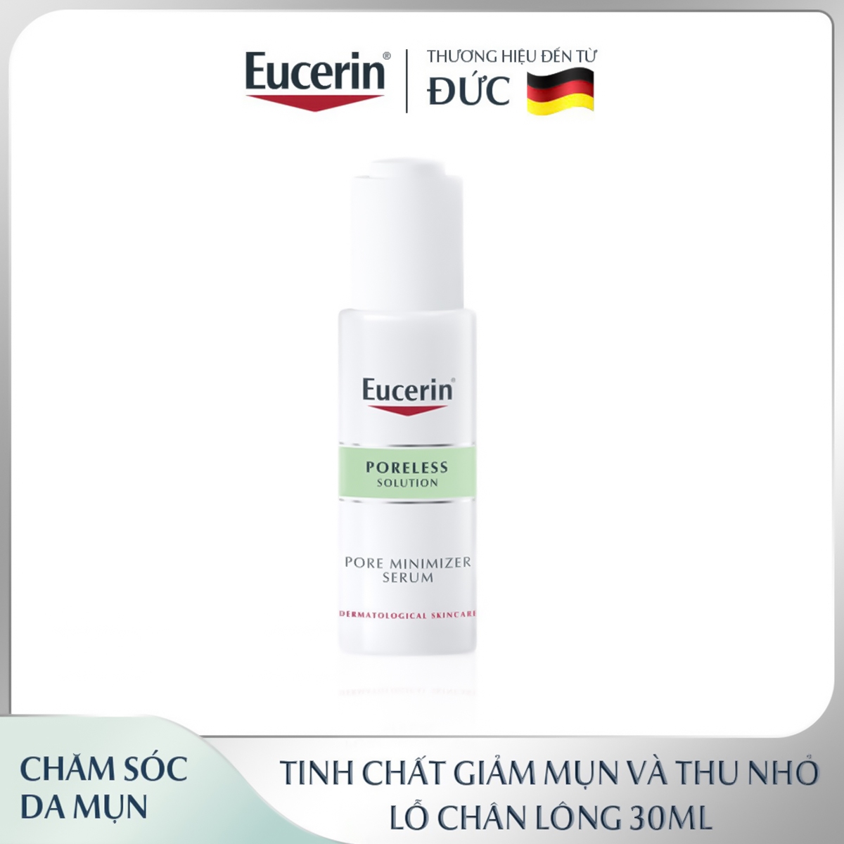 [GIẢM 20K ĐƠN 399K] Tinh Chất Thu Nhỏ Lỗ Chân Lông Eucerin Poreless Solution Pore Minimizer Serum 30ml