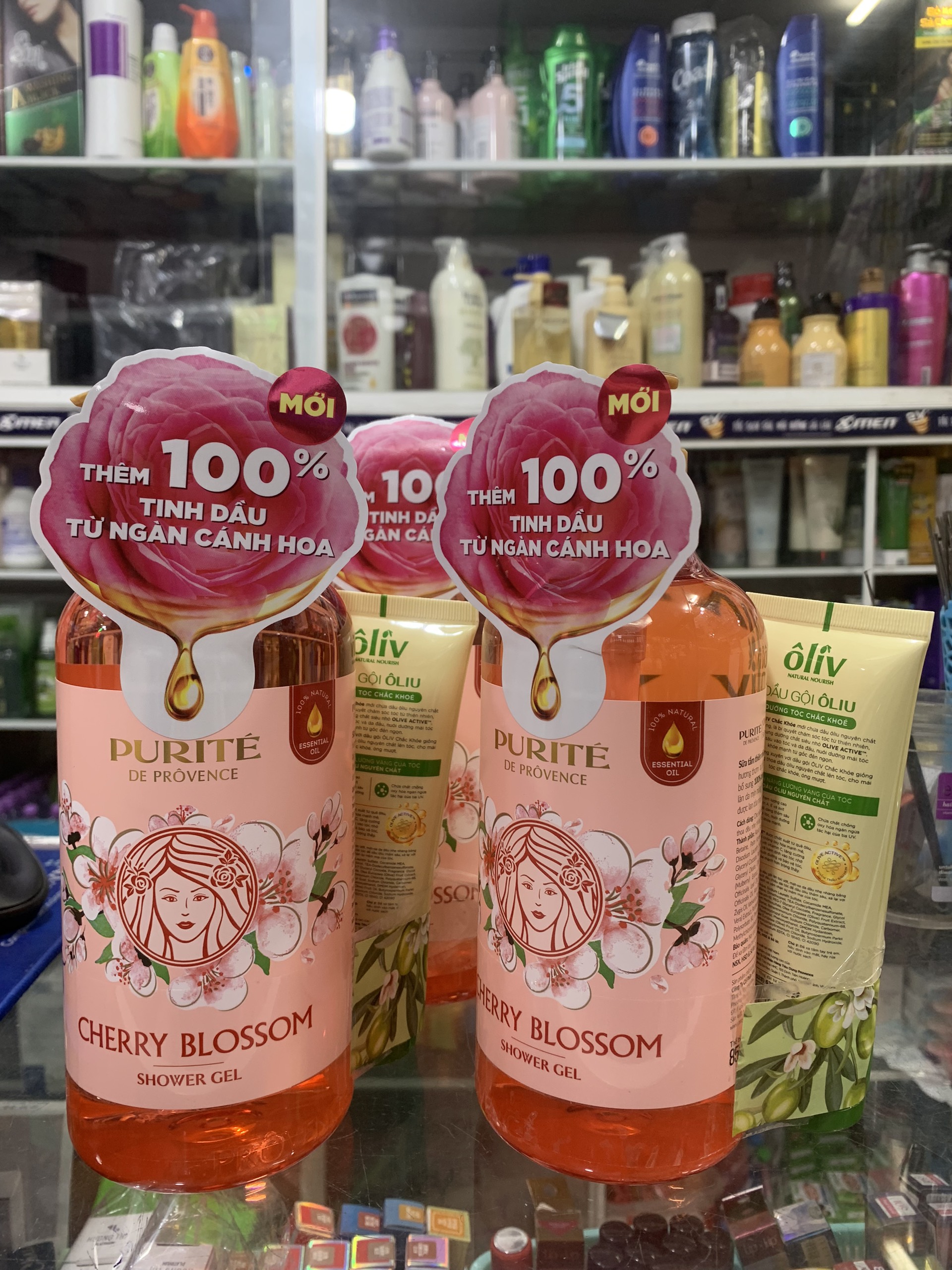 [HCM]Sữa Tắm Giữ Ẩm PURITE PROVENCE 850ml ( Hoa Anh Đào )