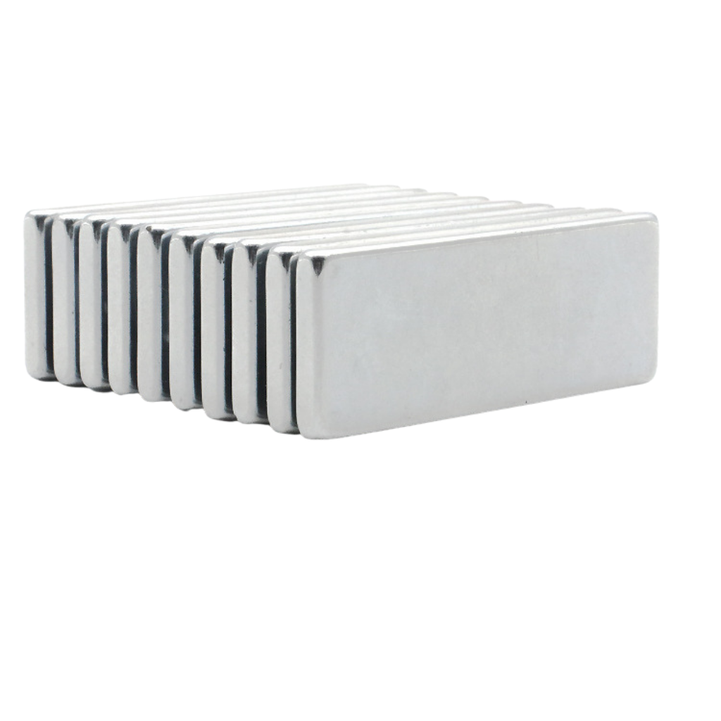 Nam châm hình chữ nhật kích thước 40x15x3mm set 2 viên, nam châm vĩnh cửu siêu hút