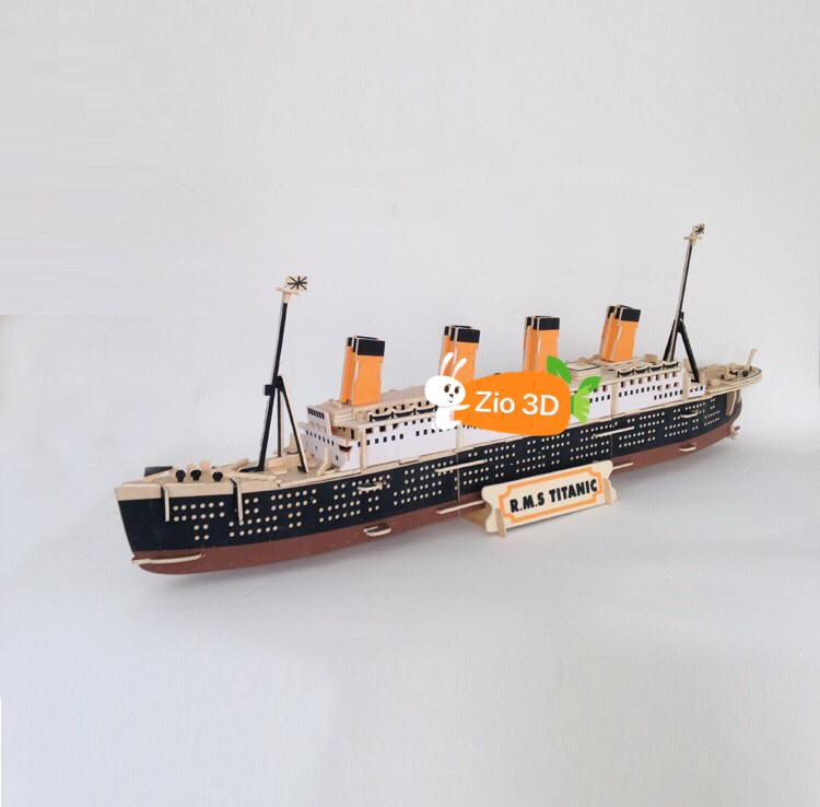 Đồ chơi lắp ráp gỗ 3D Mô hình Tàu R.M.S Titanic
