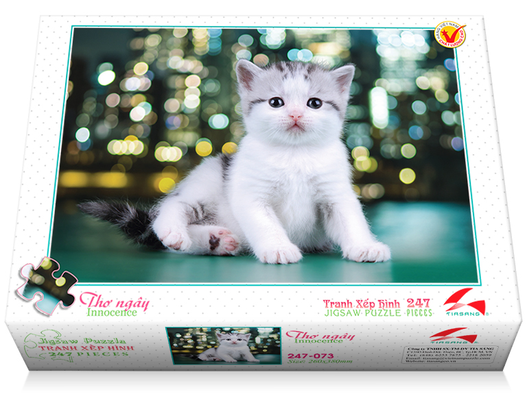 Tranh xếp hình 247 mảnh - Thơ ngây