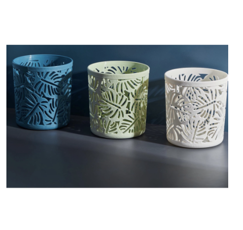 Dụng Cụ Cắm Bút kèm hoa văn (10x11 cm) - Kệ bút mini