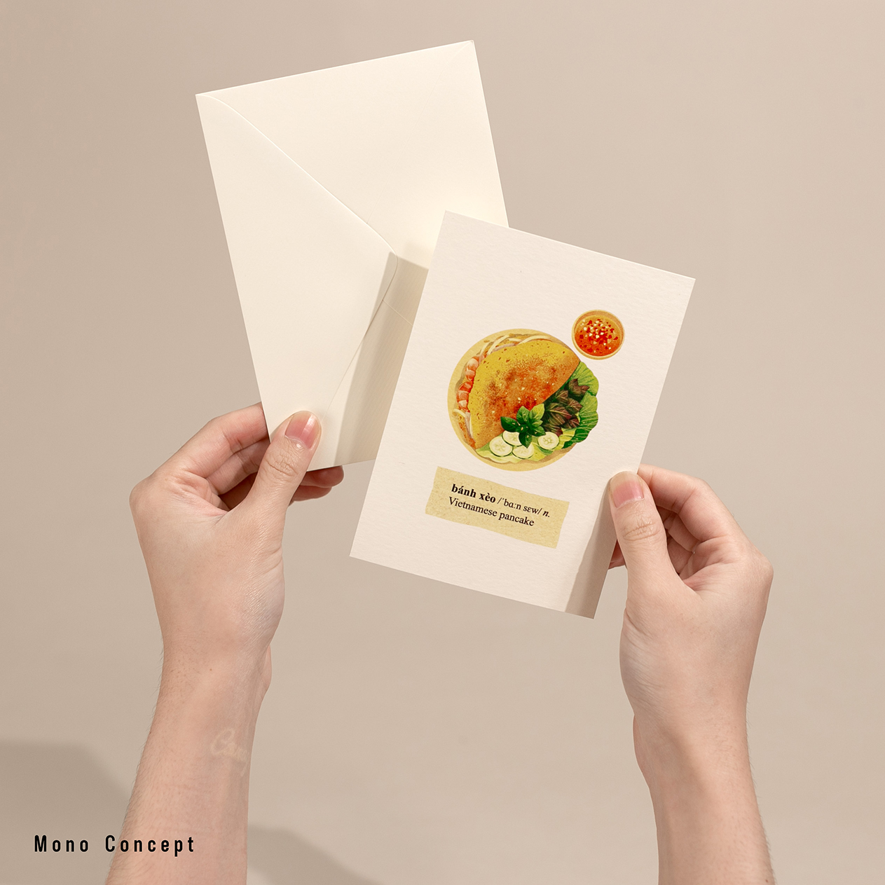 Postcard món ăn Việt Nam