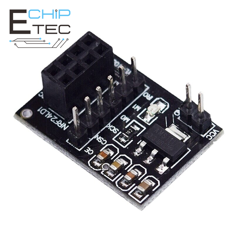 Mô-đun Bộ Chuyển Đổi Không Dây NRF24L01 Bảng Chuyển Đổi Ổ Cắm Mới 8Pin