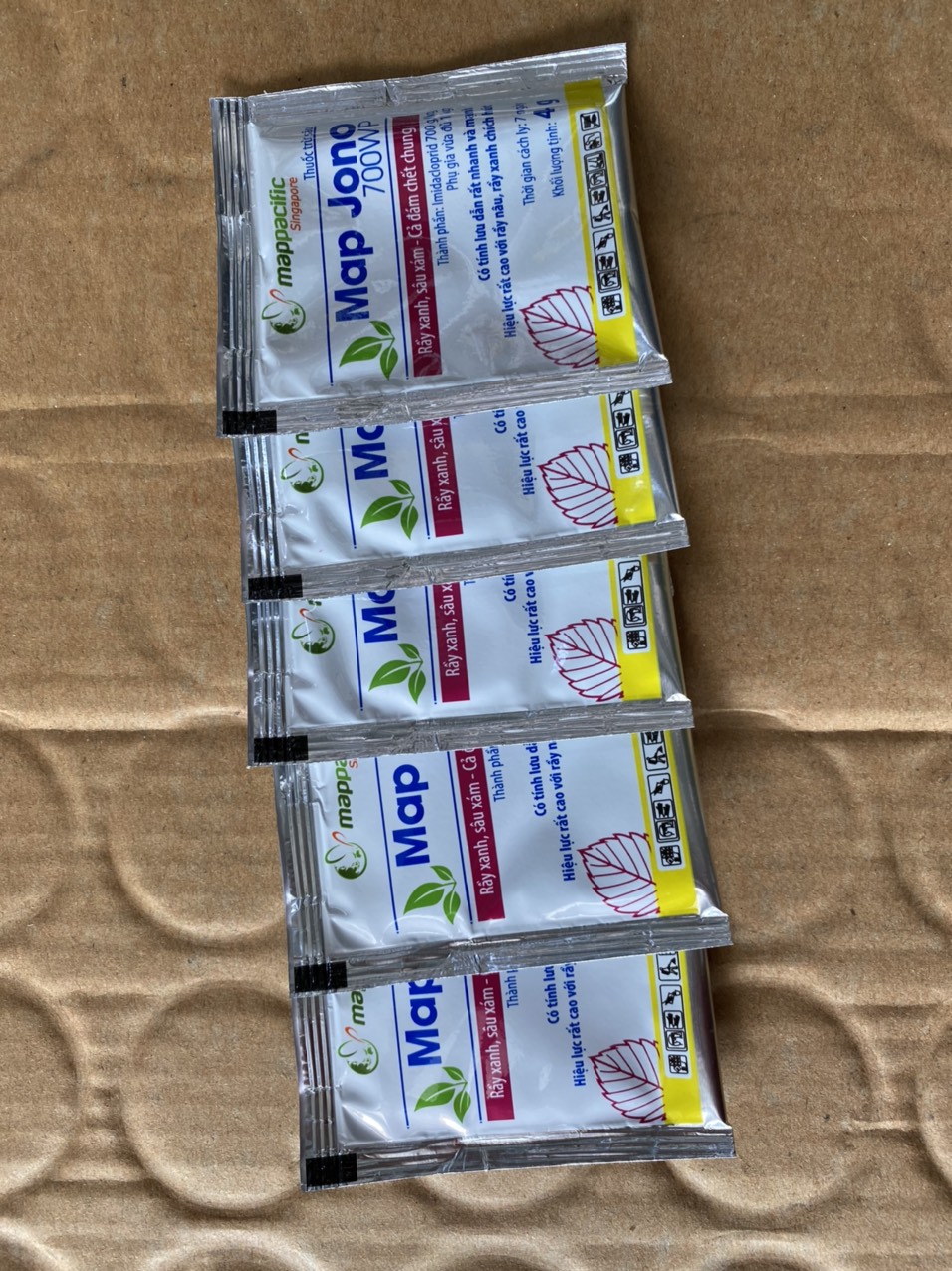 Combo 5 gói - Map JONO đặc trừ rầy , bọ chích hút, sâu xanh cho hoa hồng, hoa mai & cây cảnh (4g)