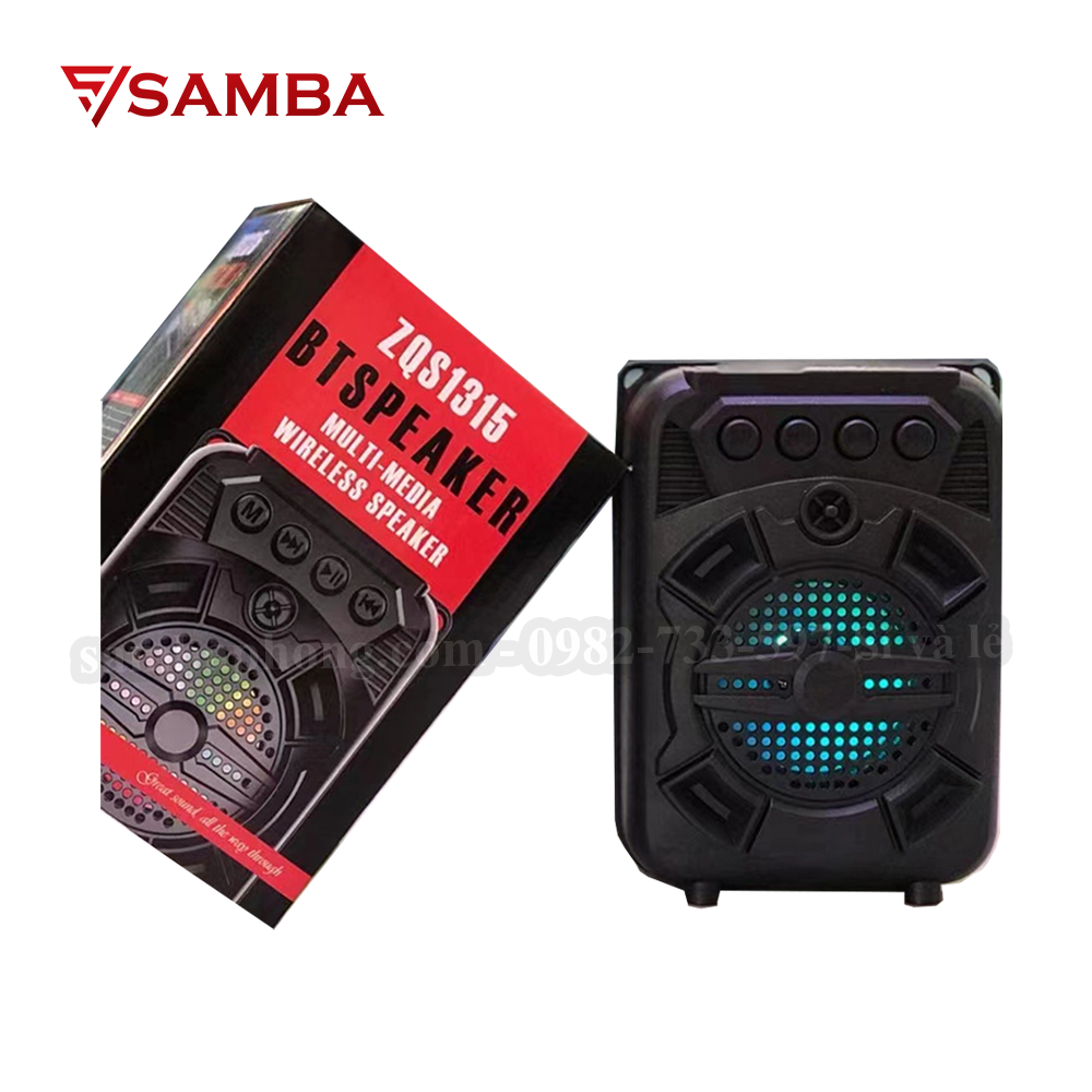 Loa karaoke mini bluetooth, hỗ trợ USB - BT SPEAKER ZQS1315
