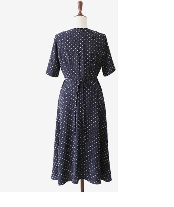 DRESS659QU ĐẦM MAXI CHẤM BI THỜI TRANG