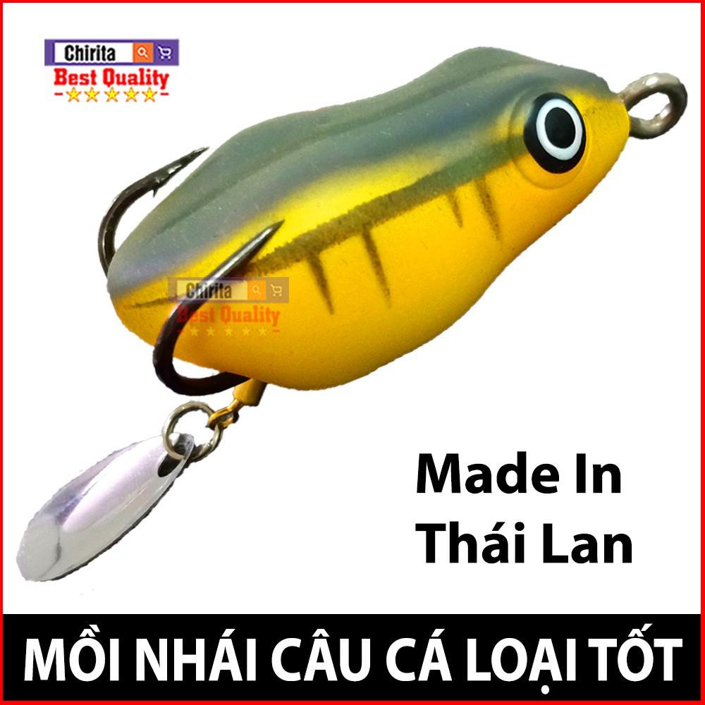 Mồi Câu Cá Giả Nhái Thái Lan 5.5 Gram. Kích thước chính xác của sản phẩm này là: Y hình, như mô tả - Giảm giá thanh lý hàng tồn - sale sale