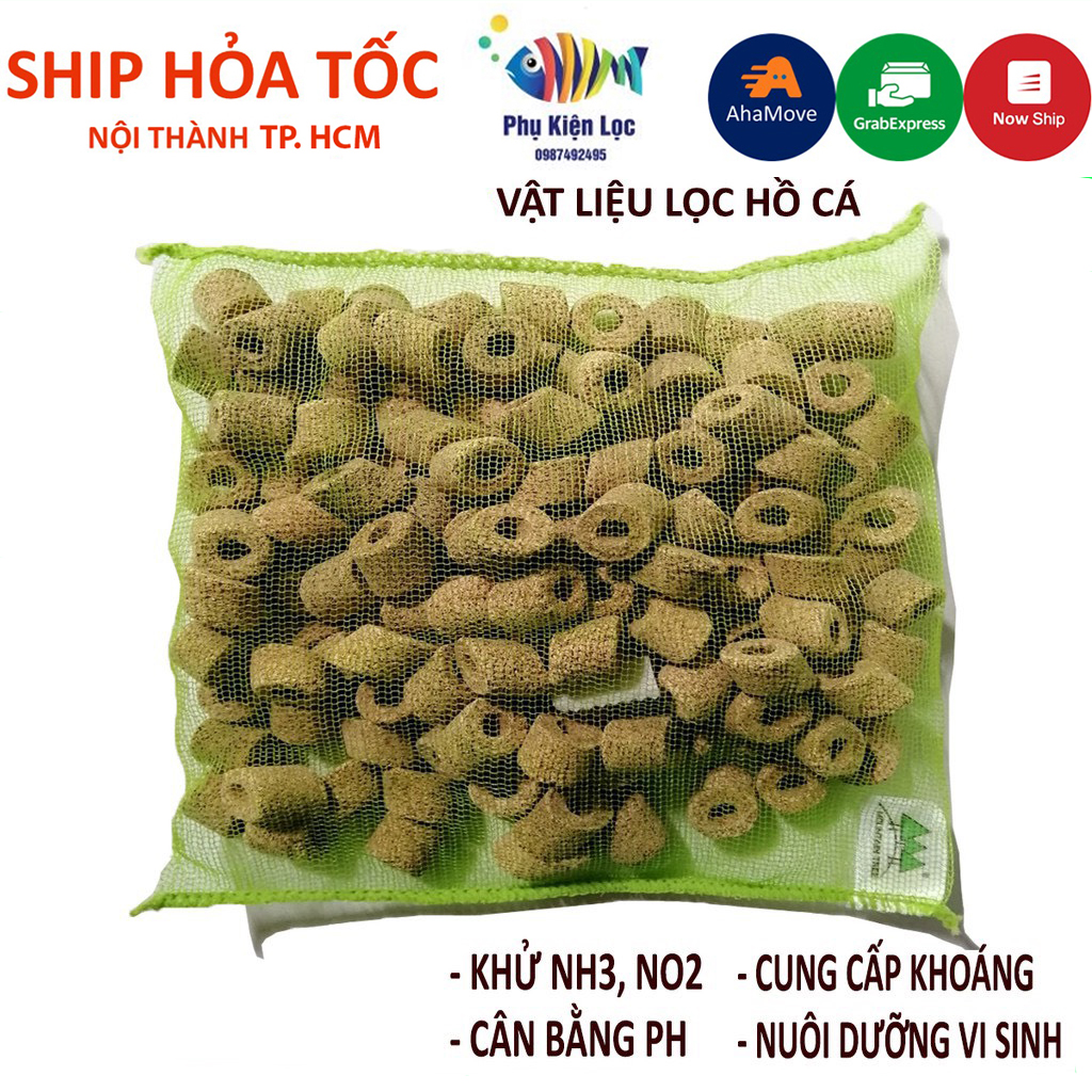 Sứ lọc cao cấp maifan ring khử no3, nh3 - mountain tree cho hồ cá