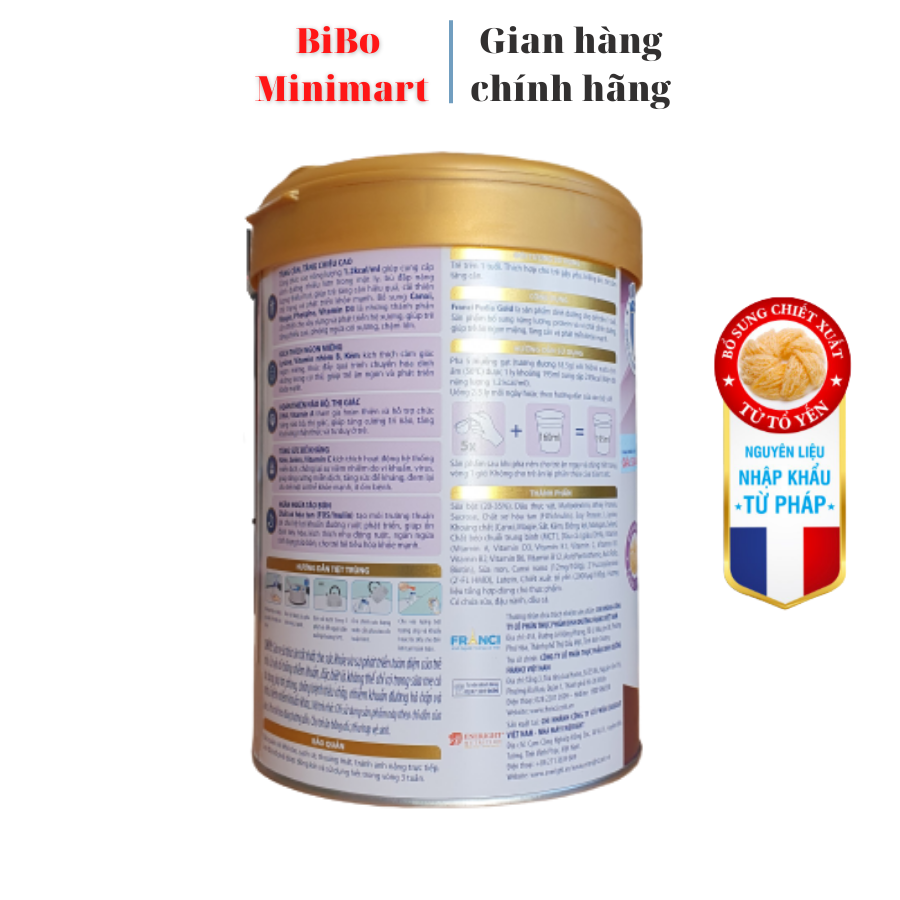Sữa bột Franci Pedia Gold lon 800G