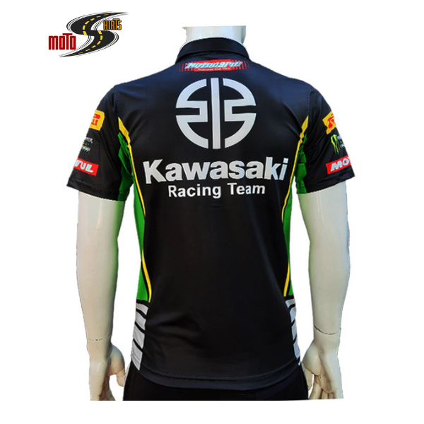 ÁO KAWASAKI - ÁO THUN NAM THỂ THAO CÓ CỔ TEM XE MOTO HỌA TIẾT IN SẮC NÉT MẪU KAWASAKI - ÁO THUN XE MÁY - ÁO TEM XE - MixASale Áo Kawasaki - Áo Thun Nam Thể Thao Có Cổ Tem Xe Moto Họa Tiết In Sắc Nét Mẫu Kawasaki - Áo Thun Xe Máy - Áo Tem Xe - Mixasale