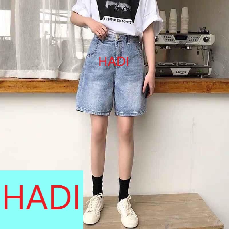 QUẦN JEAN NGỐ LỬNG NỮ CAO CẤP HADI LƯNG SIÊU CAO MÀU XANH NHẠT LAI CUỐN CỰC HOT HIT