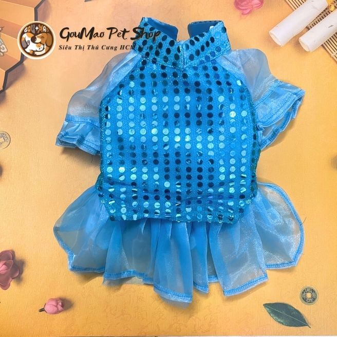 Váy tết siêu đẹp dành cho chó mèo thương hiệu goumao