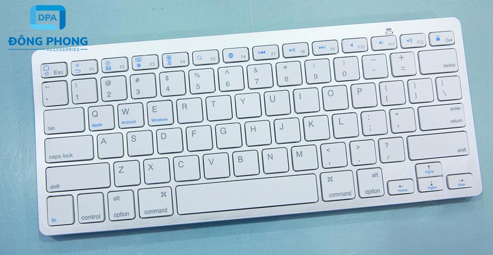 Bàn Phím Bluetooth Mini Cho Điện Thoại / iPad / Máy Tính Cao Cấp