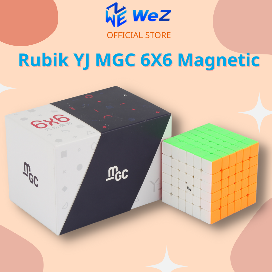 Rubik's Cube 6x6 YJ MGC Magentic stickerless-Rubik's Cube magnet 6x6 Yongjun MGC stickerless-toys develop intelligence-Wez toys