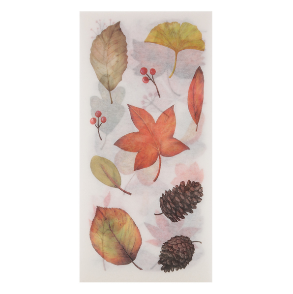 [HCM]Bộ 6 Tấm Sticker Dán Trang Trí - Lá Đỏ