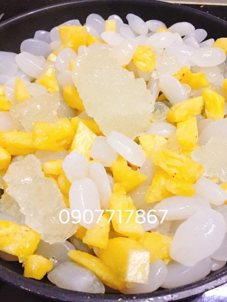 Hạt đác rim khóm(rim bằng đường phèn) hộp 500gr