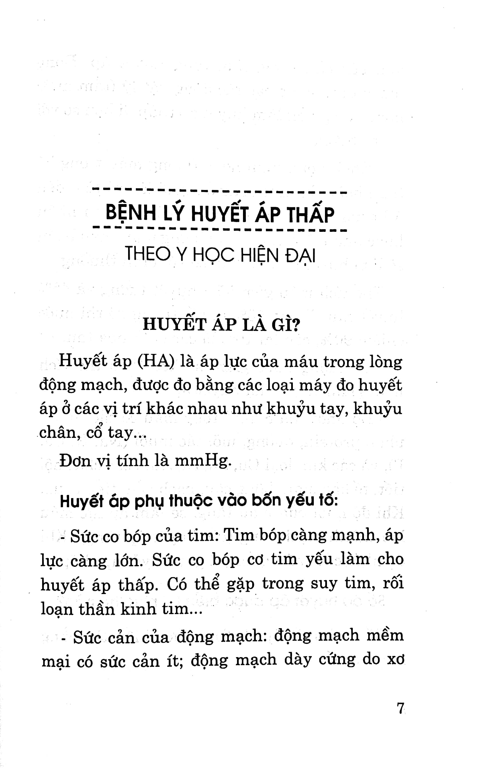 Fahasa - Huyết Áp Thấp Những Điều Cần Biết (Tái Bản 2018)