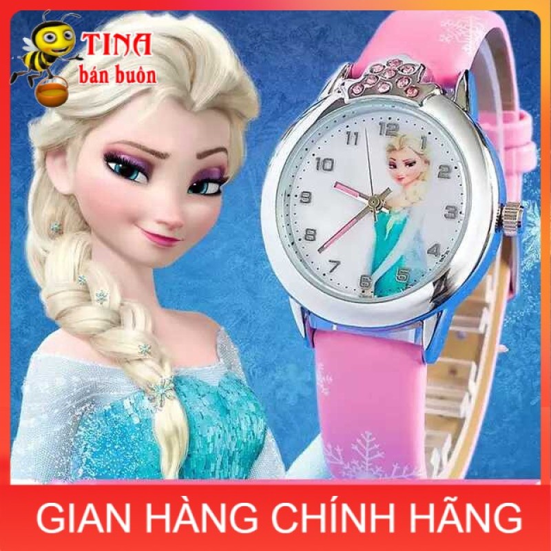Nơi bán Đồng hồ đeo tay Elsa Anna cho bé gái thời trang E269