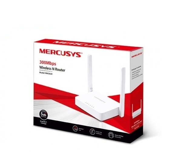 Bộ phát WiFi Mercusys 300Mbps 02 Ăng Ten MW301R