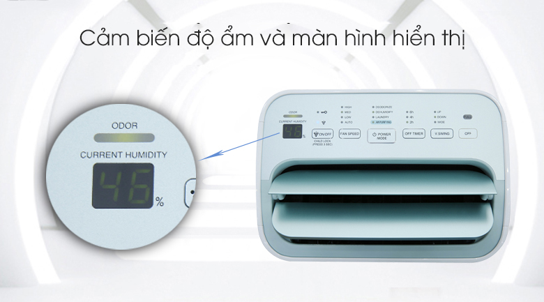 [Trả góp 0%]Máy lọc không khí và hút ẩm Sharp DW-E16FA-W (38m²/16lít) (Giá áp dụng giao tại HN, HCM& các tỉnh liên hệ shop)