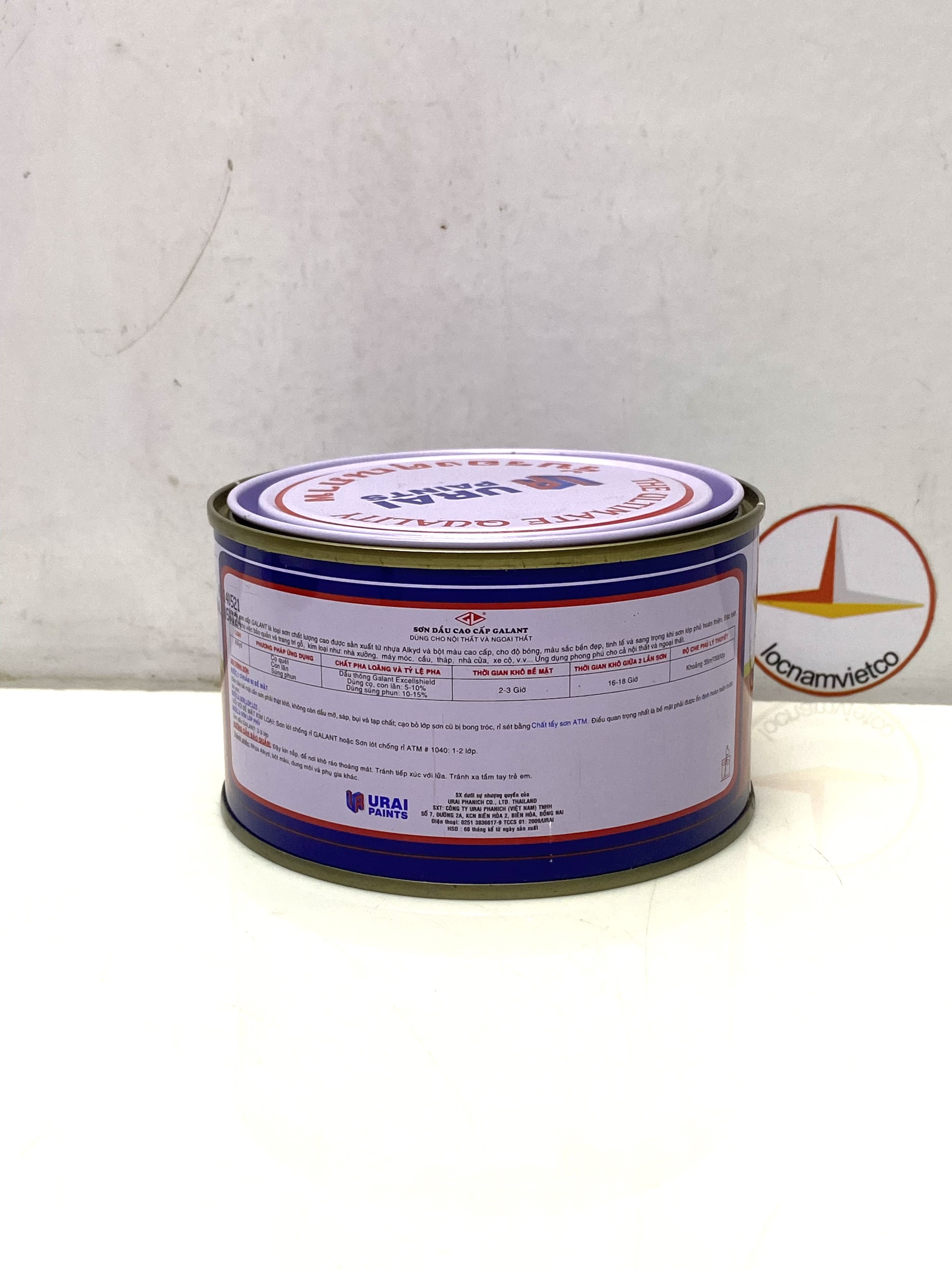 Sơn sắt thép, sơn dầu Galant màu Yellow 509 375ml