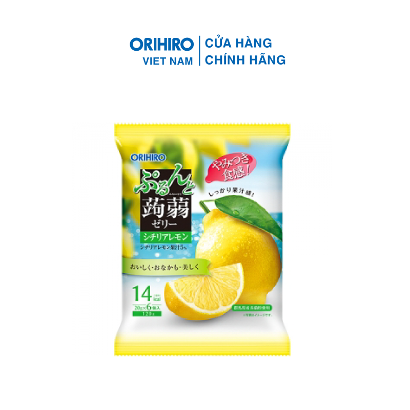 Thạch trái cây Orihiro vị chanh