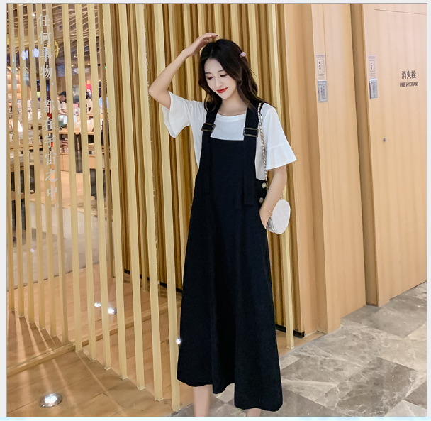 [HCM]ĐẦM BẦU VÁY BẦU CÔNG SỞ YẾM PHONG CÁCH HÀN QUỐC (có kèm áo thun )