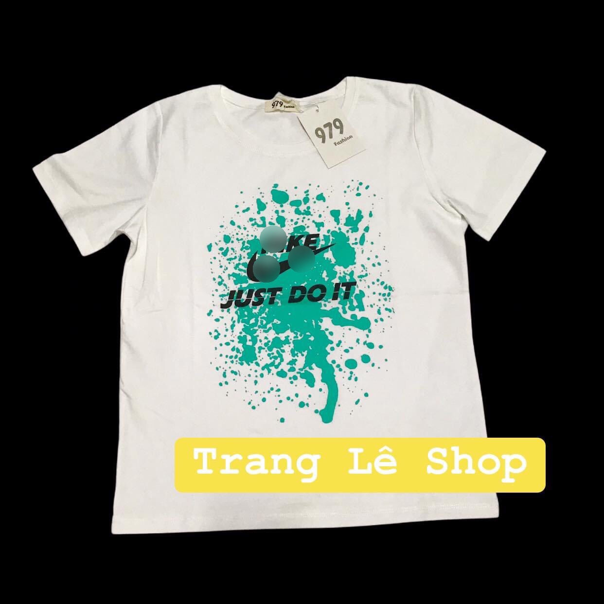 ( Hoạ tiết: Just Do It - AO0004) Áo Thun Thái nữ Cotton 4 chiều, mềm mịn, in nổi 979