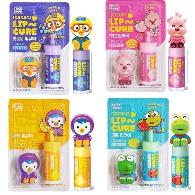 Son dưỡng môi cho bé pororo hàn quốc - hee authentic