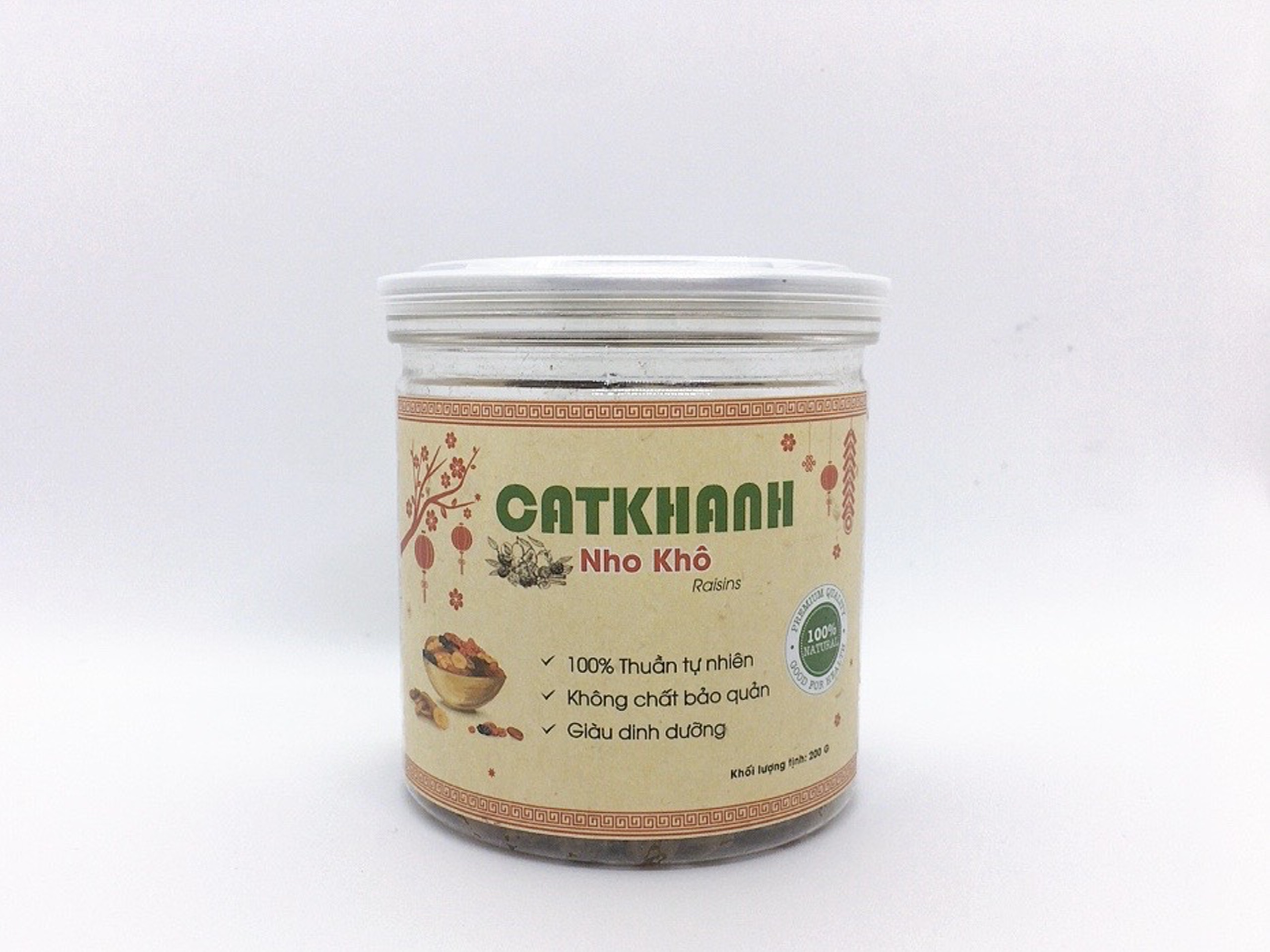 Nho khô Cát Khánh lon 200gr