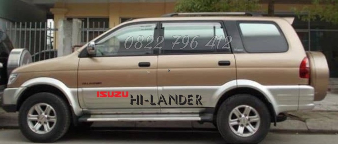 Tem dán sườn xe Isuzu Hi-Lander. Tem dán xe hilander xtreme