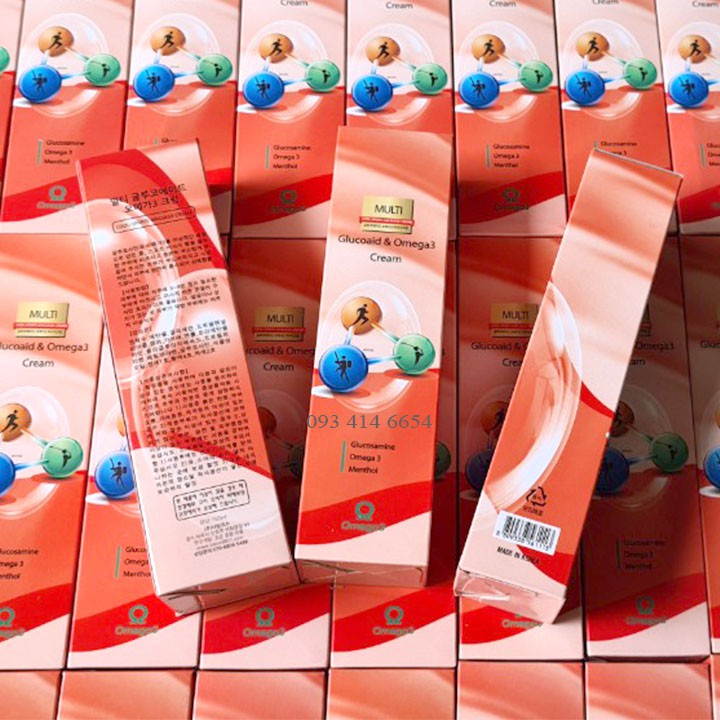 Dầu Lạnh Đỏ Xoa Bóp Khớp Glucosamine & Omega3 165ml