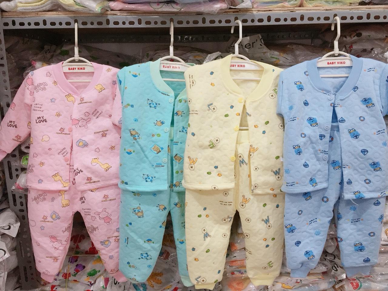 Sét 4 bộ trần bông dày nhẹ cho bé
