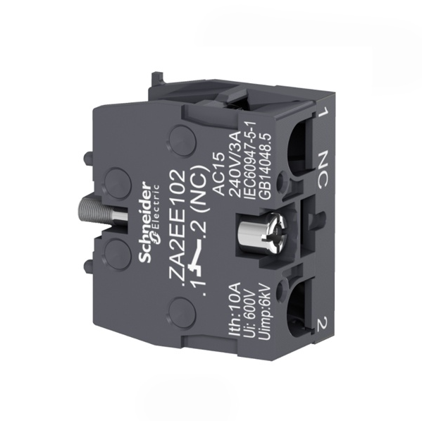 Tiếp điểm NC ZA2EE102 cho công tắc, nút nhấn Schneider