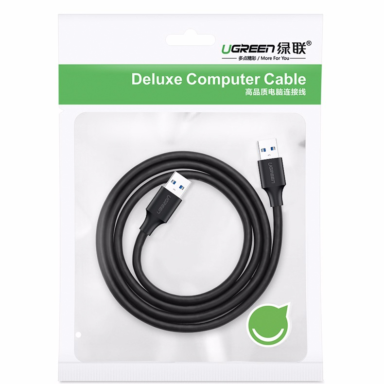 Cáp USB 3.0 đực Ugreen US128 0.5M đến 2M - Dây USB 3.0 AM-AM