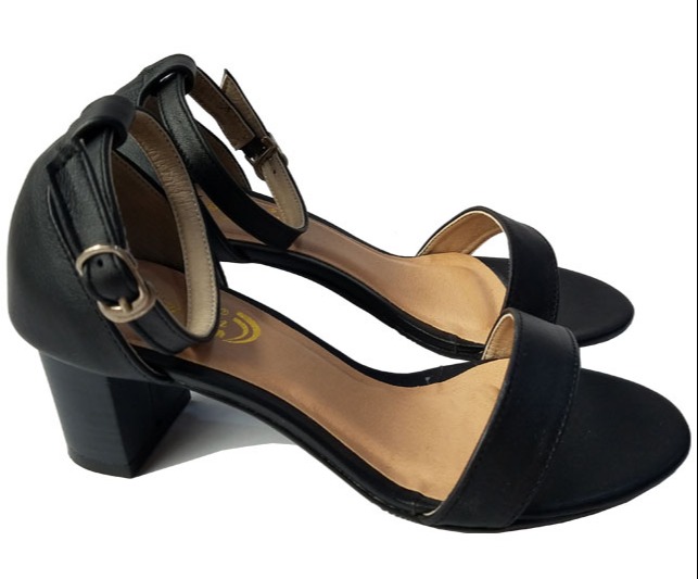 Giày sandal cao gót nữ da bò biggben gót 5 phân gcgb51