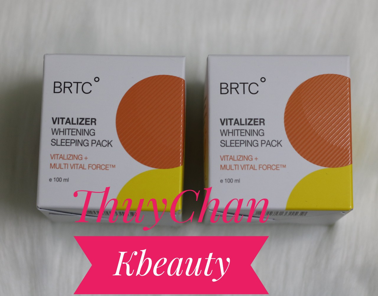 (#BRTC) Mặt nạ ngủ mẫu mới BRTC Vitalizer Whitening Sleeping Pack 100ml