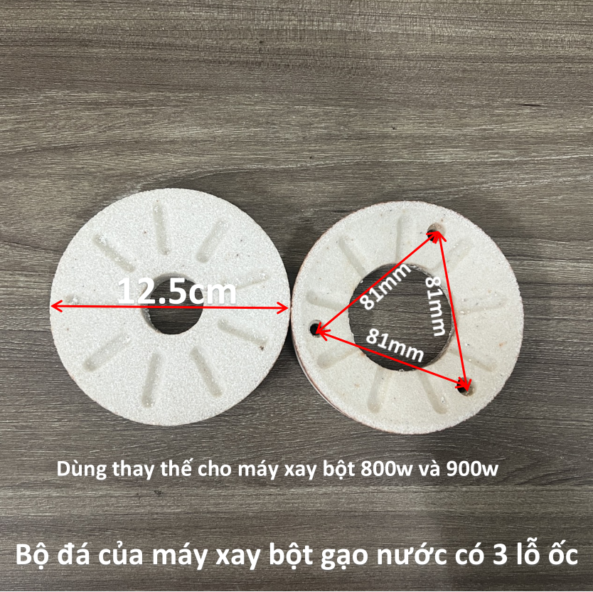 Bộ đá máy xay bột gạo nước