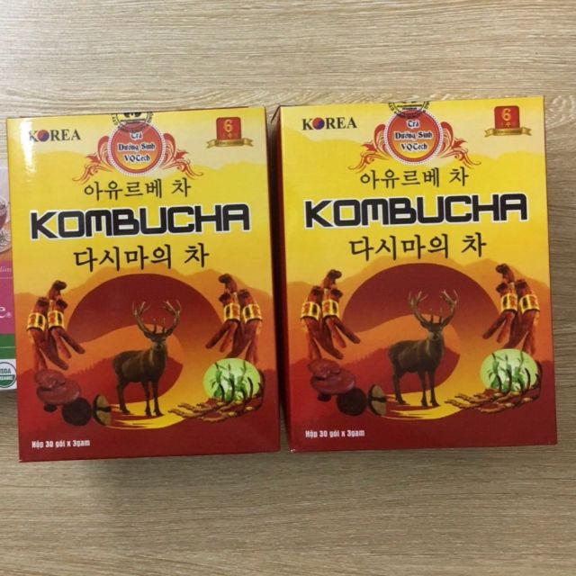 Combo 2 hộp trà dưỡng sinh kombucha ( hộp 30 gói)
