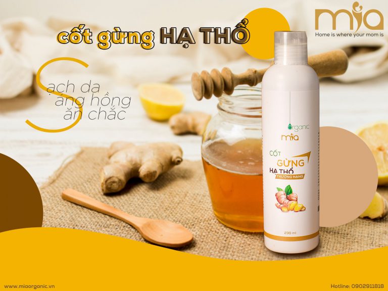 Cốt gừng hạ thổ Mía Organic 230ml