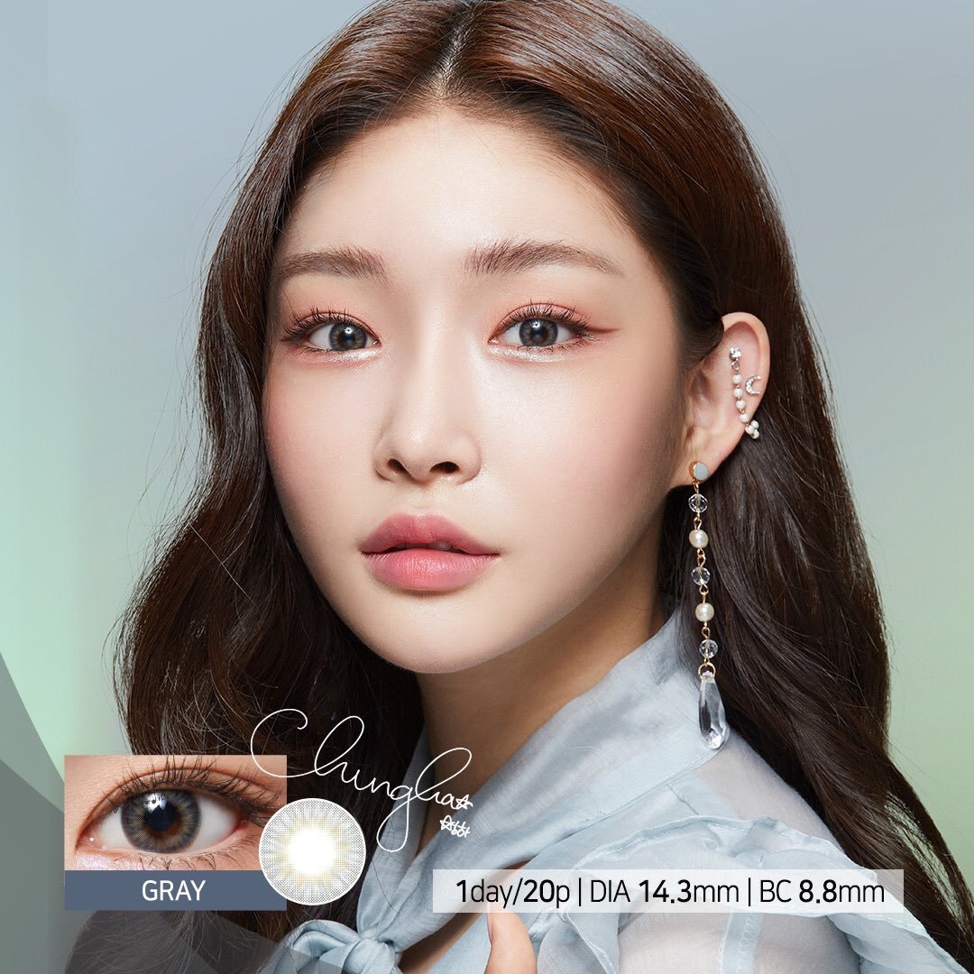 LIGHLY PASTEL GRAY lens 1 ngày, LENS TOWN KOREA cam kết hàng đúng mô tả, chất lượng đảm bảo an toàn đến sức khỏe người sử dụng