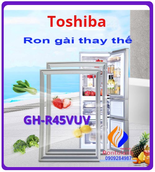 Ron cửa tủ lạnh Toshiba model GR-TG41VPDZ`