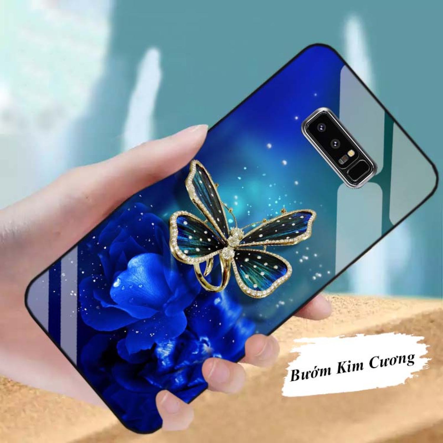 Ốp samsung note 8, s8, s8 plus lưng kính cường lực cao cấp mới ƞhất