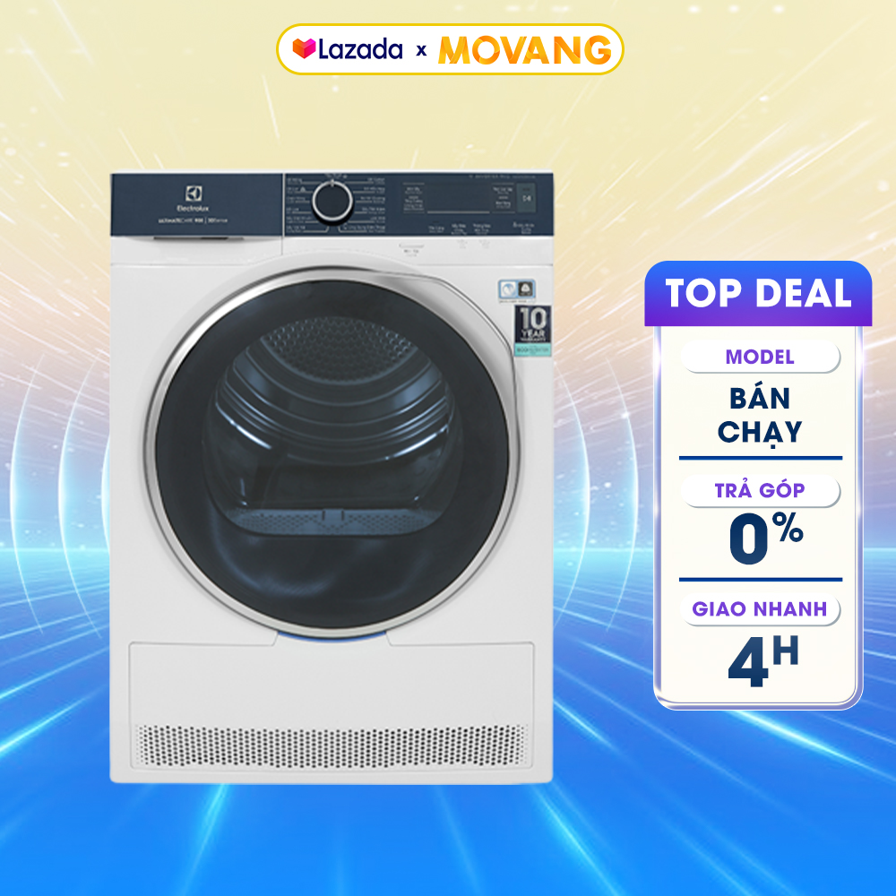 [GIAO TẠI HCM] - Máy sấy bơm nhiệt Electrolux 9 kg EDH903R9WB