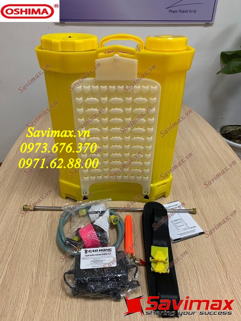 Bình xịt điện bơm đôi Oshima OS20 DP