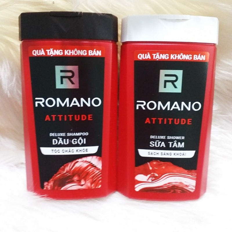 Sữa tắm/dầu gội Romano Attitude nồng ấm cá tính phiên bản Deluxe sạch sảng khoái 150g