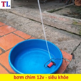 bơm chìm mini 12v - 30w hàng loại 1̣(cắt rãnh tường)